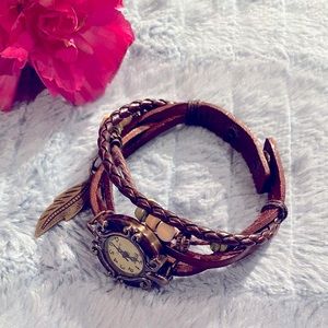 Vintage feather watch